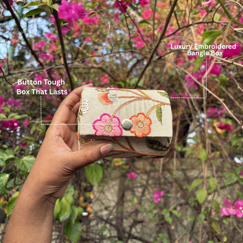 12 Rainbow Color Bangles Set With 4 Ghungroo Bangles & Luxury Box