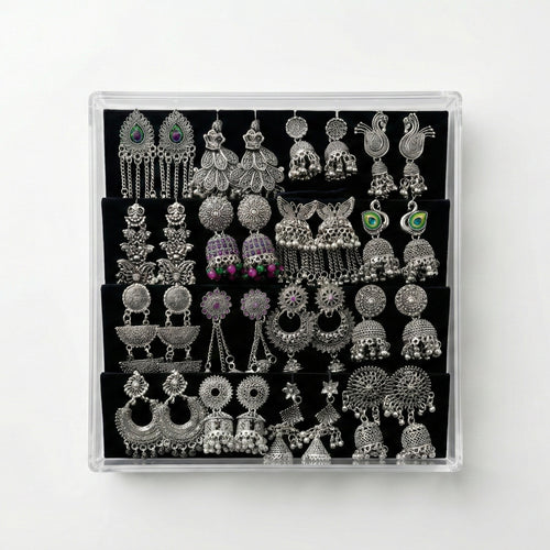 16 Jhumka With Premium Earring Box