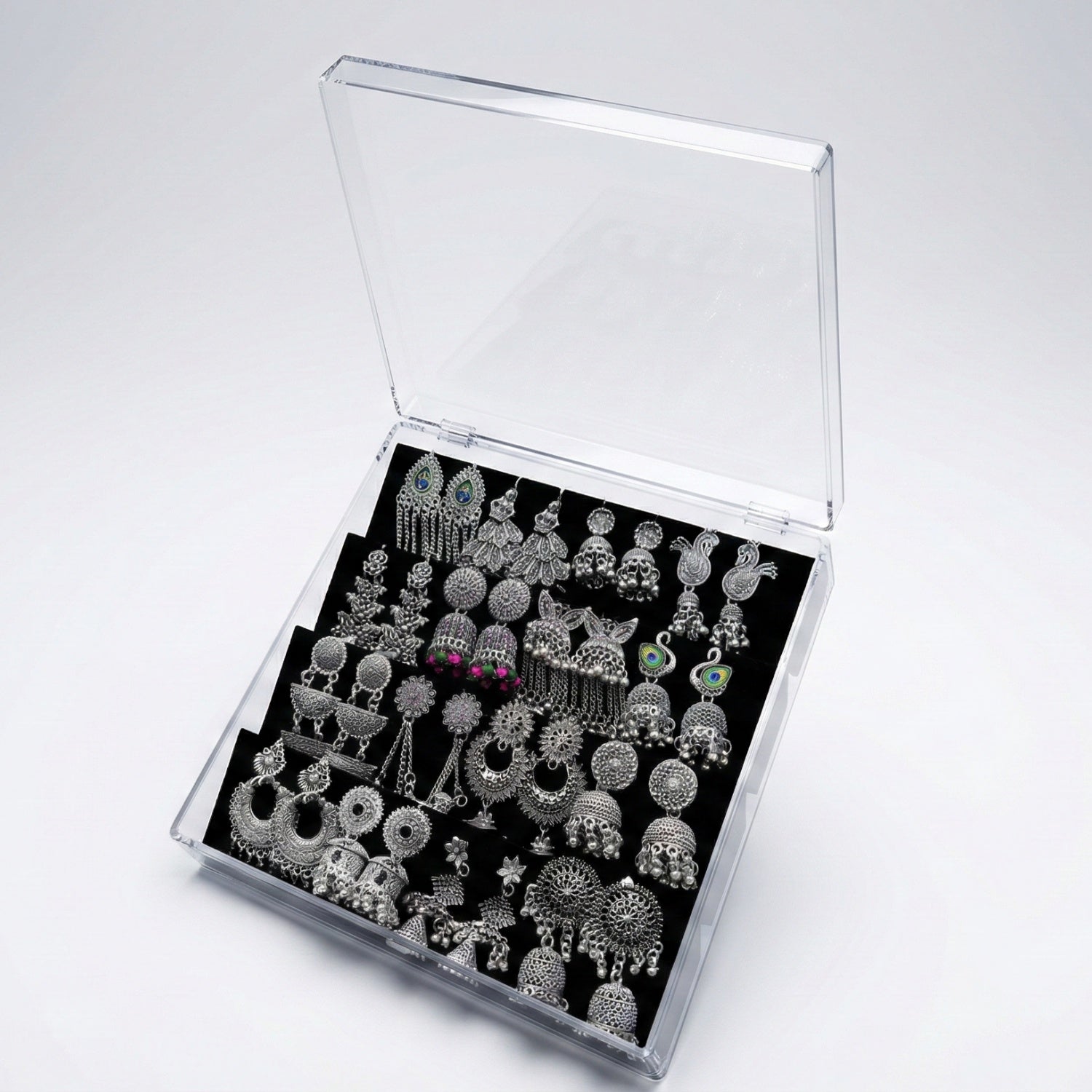 16 Jhumka With Premium Earring Box