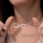 Couple Infinity Name Necklace