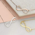 Couple Infinity Name Necklace