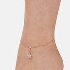 Minimal Star Anklet Gold